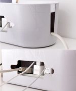 Heimkabel-Aufbewahrungsbox, hohler Drahtkabel-Sicherheits-Ordentlicher Organizer-Behälter, Normal, Heighten – Bild 4