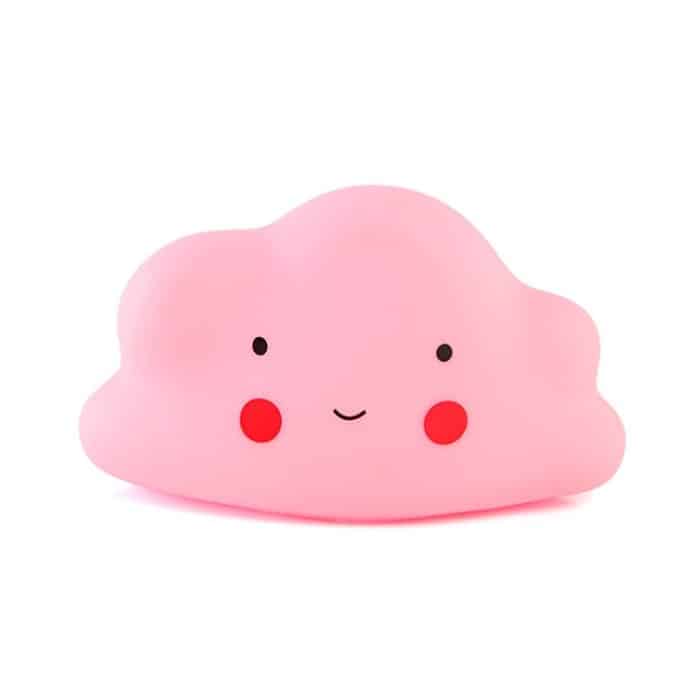 Cartoon Flaky Clouds Bunte kleine Nachtlicht-Nachttischlampe – Bild 7