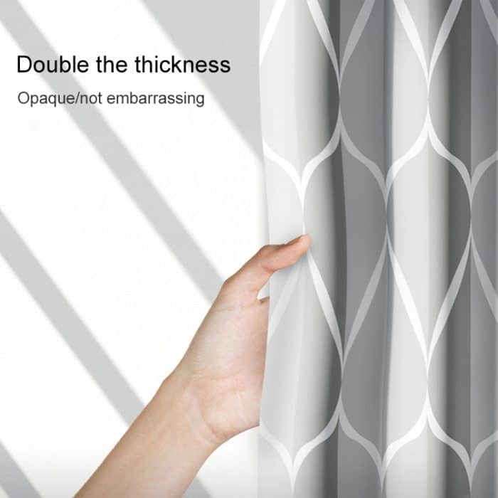 Duschvorhang, wasserdicht, für Badezimmer, geometrisch, hellgrau, Badvorhänge, 80x180cm, 80x200cm, 100x180cm, 100x200cm, 120x180cm, 120x200cm, 150x180cm, 150x200cm, 180x180cm, 180x200cm, 200x180cm, 200x200cm, 220x200cm, 240x200cm, 260x200cm, 280x200cm... – Bild 5