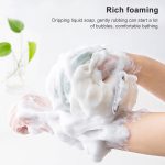 Tragbare Laternen-Kugelbadewanne mit Blumenmuster, große Rückendusche – Bild 3