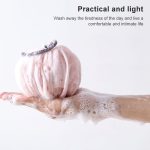 Tragbare Laternen-Kugelbadewanne mit Blumenmuster, große Rückendusche – Bild 5