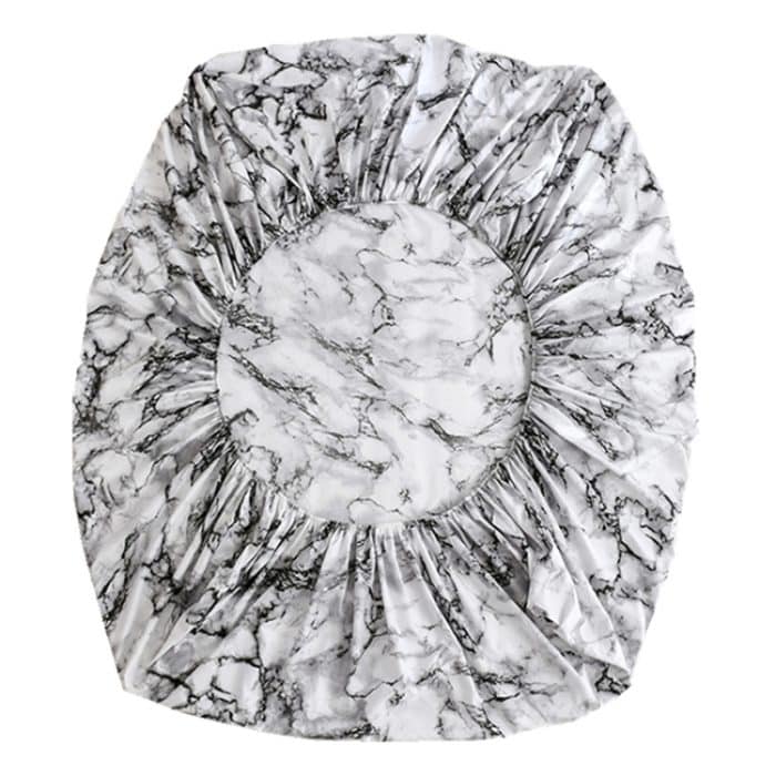 Marmor-Muster, Bett-Staubschutz, Matratzenschutzhülle, Spannbetttuchbezug, Bettwäsche, 99X190X30cm, 138X190X30cm, 153X203X30cm, 198X203X30cm – Bild 2