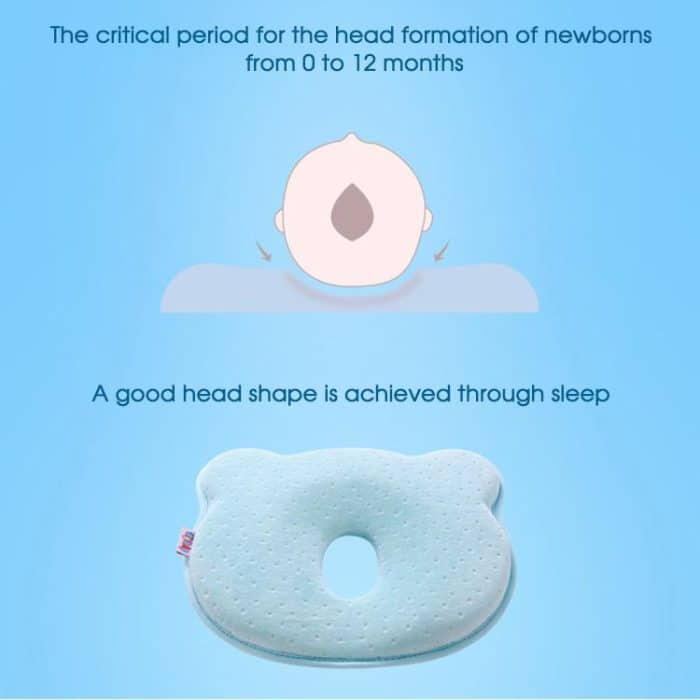 Baby-Kopftyp-Korrekturkissen, Neugeborenen-Kopfkissen, Gedächtniskissen – Bild 5
