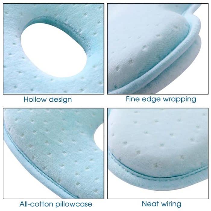 Baby-Kopftyp-Korrekturkissen, Neugeborenen-Kopfkissen, Gedächtniskissen – Bild 8