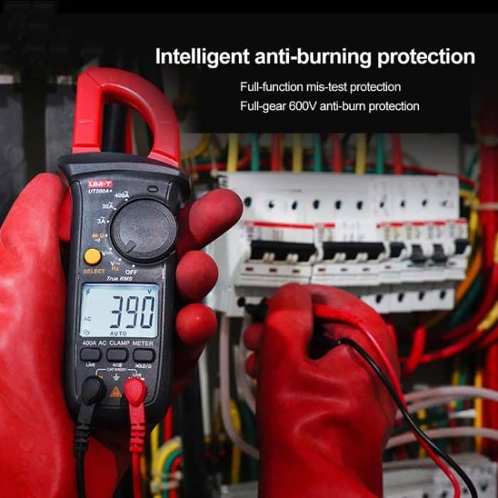 Digitales Zangenmultimeter, AC/DC-Spannungsdetektor, Frequenz-Widerstandstester, UT200A+ 400A, UT200B+ 600A – Bild 2