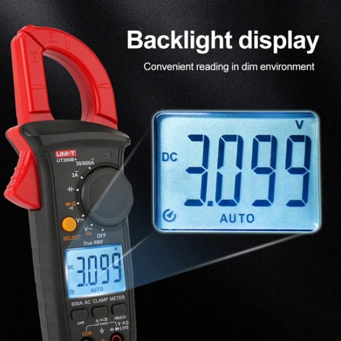 Digitales Zangenmultimeter, AC/DC-Spannungsdetektor, Frequenz-Widerstandstester, UT200A+ 400A, UT200B+ 600A – Bild 4