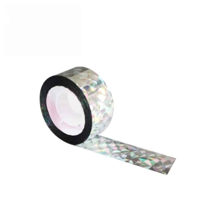 TBD0424587201A.jpg Doppelseitiges Vogelabwehrband, Anti-Vogel-Klebeband, blinkendes, reflektierendes Vogelabwehrmittel, 2.4 x 100m, 4.8 x 50m, 4.8 x 80m, 4.8 x 110m – Bild 1