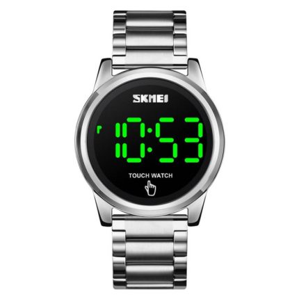 SKMEI 1684 Fashion Vielseitige Sportstahlgürtel Herren Elektronische Uhr
