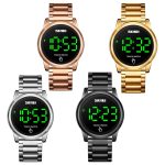 SKMEI 1684 Fashion Vielseitige Sportstahlgürtel Herren Elektronische Uhr – Bild 2