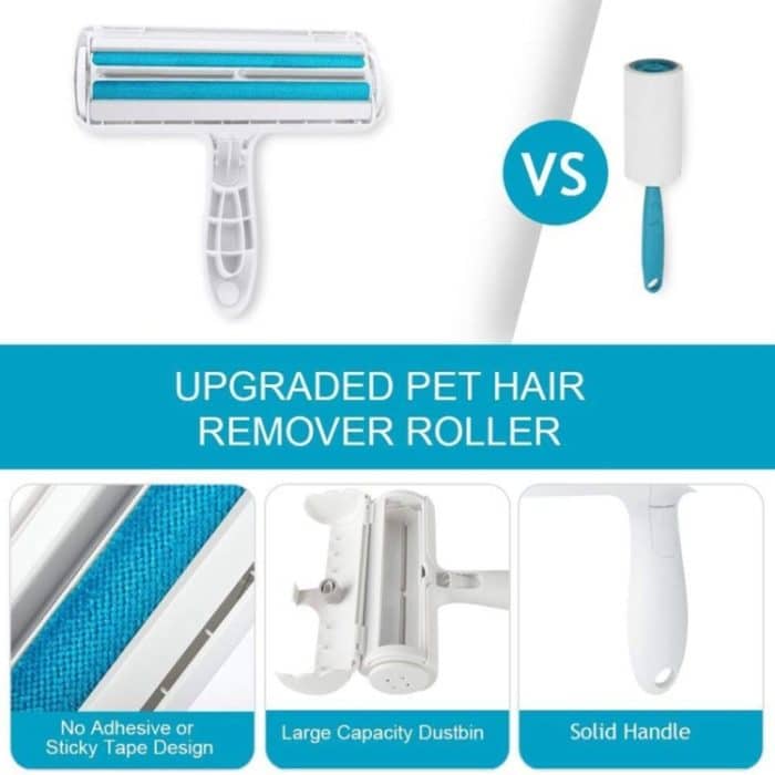 Automatische haarentfernende doppelseitige Bürstenvorrichtung Bettlaken Sofa Haustierhaar-Klebevorrichtung – Bild 9