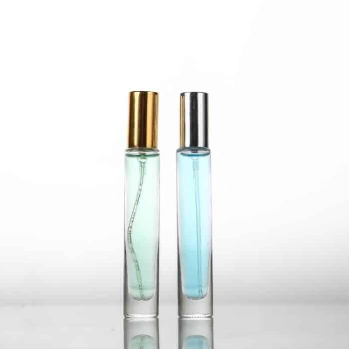 10 Stück Parfüm-Glasflasche, transparentes Glas, Spray, leere Flasche, tragbar, Unterverpackung, Reise-Parfümflasche – Bild 3