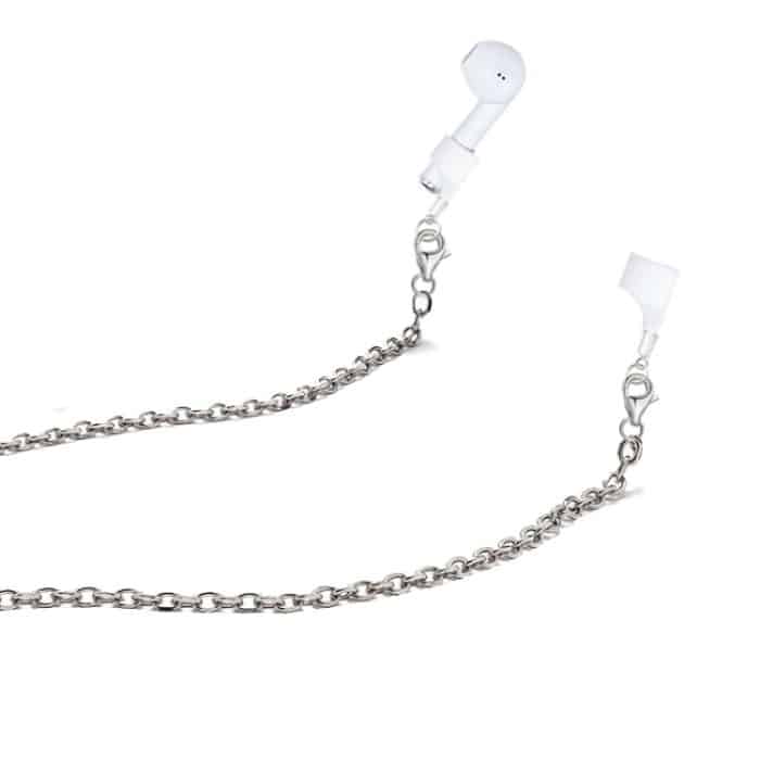 Rockstil Edelstahl Gläser Kette Kopfhörer Anti-Lost-Kette Mehrzweck-Verschleißkette – Bild 2