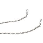 Rockstil Edelstahl Gläser Kette Kopfhörer Anti-Lost-Kette Mehrzweck-Verschleißkette – Bild 3