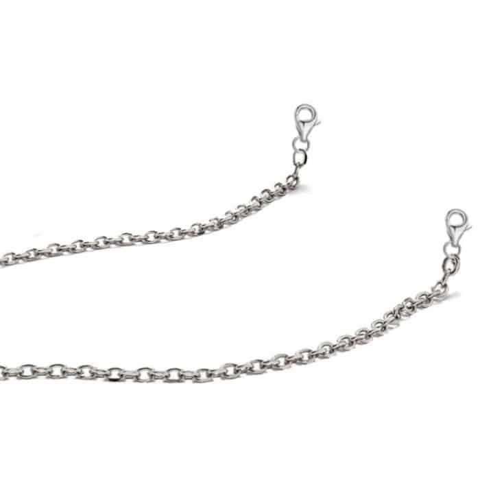 Rockstil Edelstahl Gläser Kette Kopfhörer Anti-Lost-Kette Mehrzweck-Verschleißkette – Bild 3