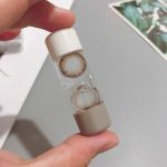 10 PCS Kontaktlinsen-Begleitbox Doppelkopfbox RGP Hartglasgehäuse Zufällige Farbe