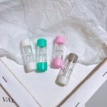 10 PCS Kontaktlinsen-Begleitbox Doppelkopfbox RGP Hartglasgehäuse Zufällige Farbe – Bild 2