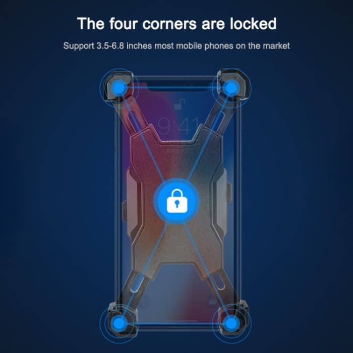 Elektrischer Fahrrad-Handyhalter kann um 360 Grad gedreht werden. Handyhalter, Vier-Wege-Einstellhalterung für Motorrad, Handlebars, Rearview Mirrors – Bild 10