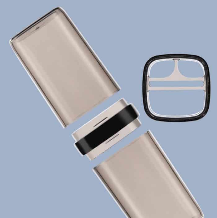 2 Stück Reise-Zahnbürstenbox, tragbares Paar-Set, Mundspülbecher – Bild 9