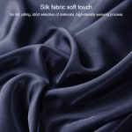 Home Ice Silk Simulation Silk Vierteiliges Kissenbezug-Bettlaken-Spannbettlaken-Set – Bild 3