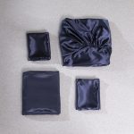 Home Ice Silk Simulation Silk Vierteiliges Kissenbezug-Bettlaken-Spannbettlaken-Set – Bild 7