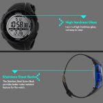 Sportuhr Herren Analog Digital Militär Silikon Army Sport LED Horloges Armbanduhren Herren – Bild 3