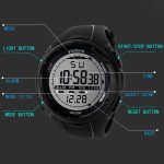 Sportuhr Herren Analog Digital Militär Silikon Army Sport LED Horloges Armbanduhren Herren – Bild 5