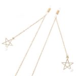 2 Stück rutschfeste Metall-Brillenanhänger mit Perlen-Anhänger-Brillenkette – Bild 4