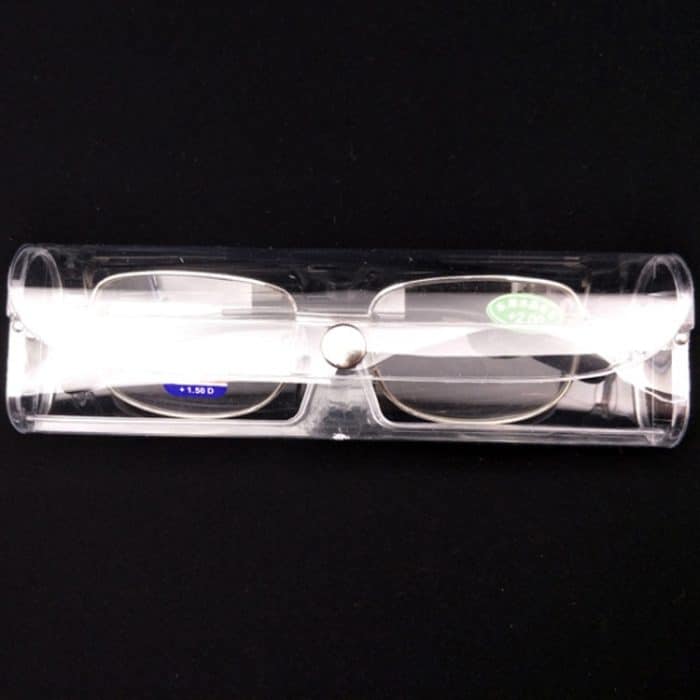 TBD051596901_B5.jpg 2 Stück Kristall-Lesebrillenetui, PVC-transparentes Kunststoff-Polarisationsbrillenetui – Bild 6