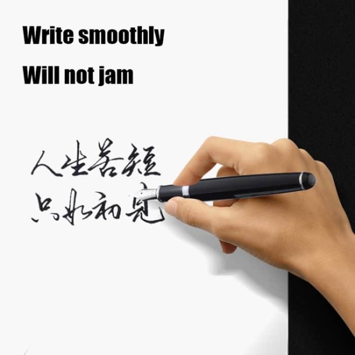 X750 Briefpapier-Füllfederhalter aus Edelstahl, mittlere Feder, Tintenstifte, Schule, Oiifice, Geschenk, 0.5mm, 1.1mm – Bild 7