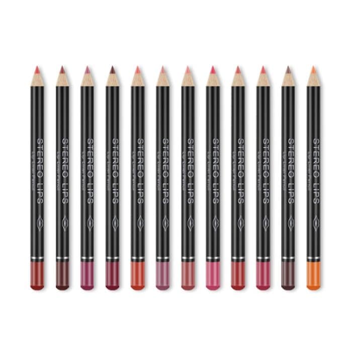 Sexy Matte Lippenstift Lipliner Lip Liner Bleistift Matt Nude Lipsliner Stift Set Schönheit Make-Up Werkzeug Kosmetik – Bild 2