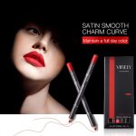 Sexy Matte Lippenstift Lipliner Lip Liner Bleistift Matt Nude Lipsliner Stift Set Schönheit Make-Up Werkzeug Kosmetik – Bild 6