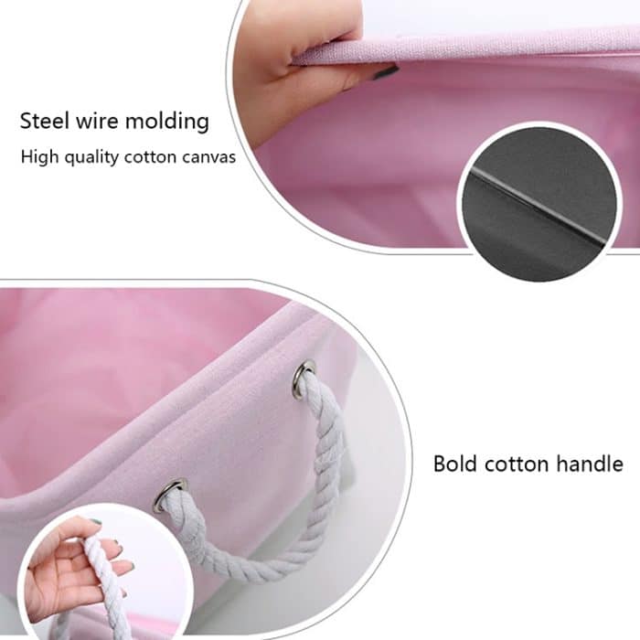 Oxford faltbarer Wäschekorb, schmutzige Kleidung, Körbe, Tasche, Organizer, Spielzeug, Aufbewahrungstasche – Bild 4