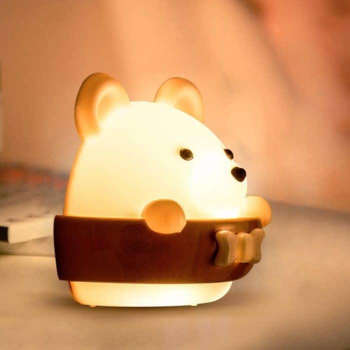 Bär Fernbedienung Nachtlicht Nachttisch Augenschutz Wandlampe mit 3 Lichtmodi – Bild 5