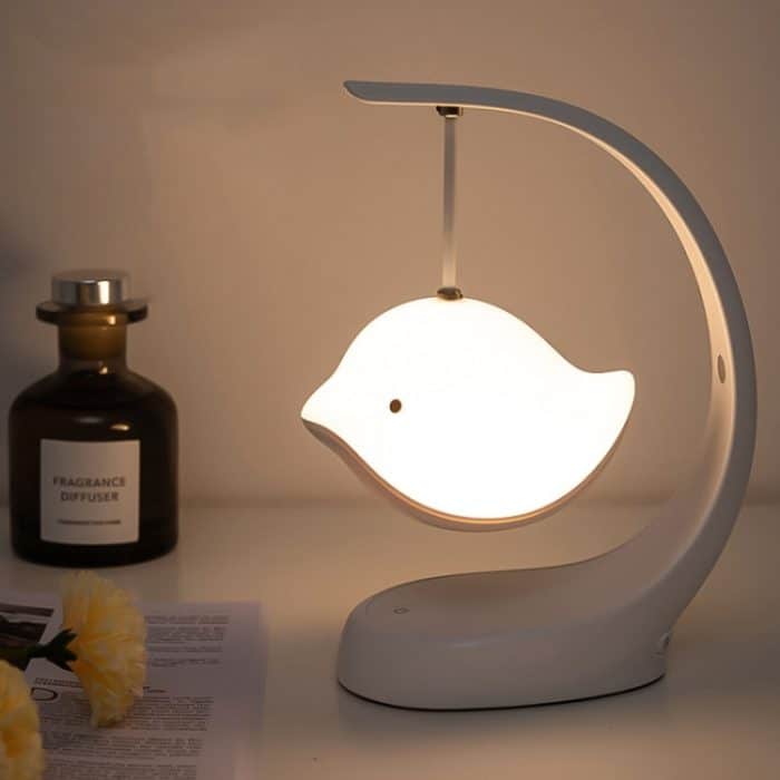 Vogel-Lautsprecher-Nachtlicht, Schlafzimmer, Nachttisch, Musik-Schreibtischlampe – Bild 1