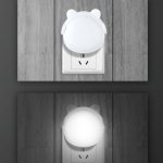 4 PCS Smart Light Control LED Schlafzimmer Mini Nachtlicht Energiesparende Nachttischlampe, US-Stecker – Bild 5