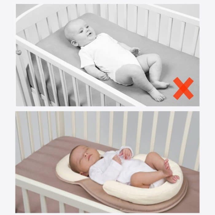 Baby Kissen Infant Neugeborenen Matratze Kissen Baby Schlaf Positionierung Pad Verhindern Flach Kopf Form Anti Roll Kissen – Bild 7