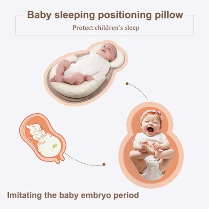 Baby Kissen Infant Neugeborenen Matratze Kissen Baby Schlaf Positionierung Pad Verhindern Flach Kopf Form Anti Roll Kissen – Bild 8