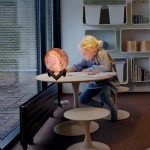 3D Mondlampe Kinder Geschenk Tischlampe Gemalt Sternenhimmel LED Nachtlicht – Bild 7