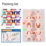 Kinder Eltern-Kind-Stapelblockspiel Balance Akrobatische Truppe Dekompressionsspielzeug – Bild 5