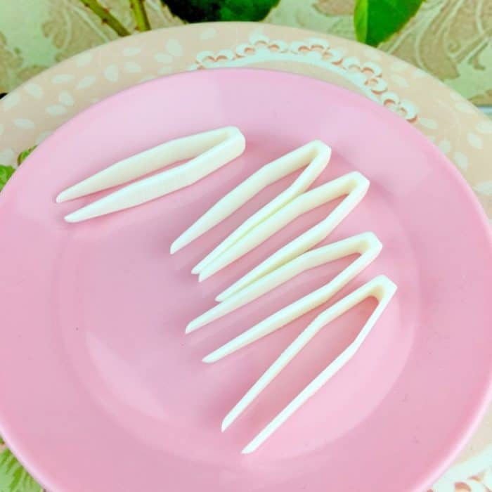 100 Stück Spitzen-Doppel-Augenlid-Aufkleber, Kunststoff-Pinzette, Maskenclip, Beauty-Clip – Bild 6