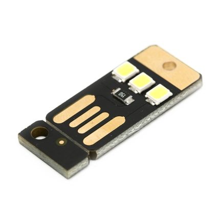 10 Stück Mini-Pocket-Card-USB-Power-Schlüsselanhänger-LED-Nachtlicht