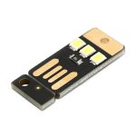 10 Stück Mini-Pocket-Card-USB-Power-Schlüsselanhänger-LED-Nachtlicht – Bild 2