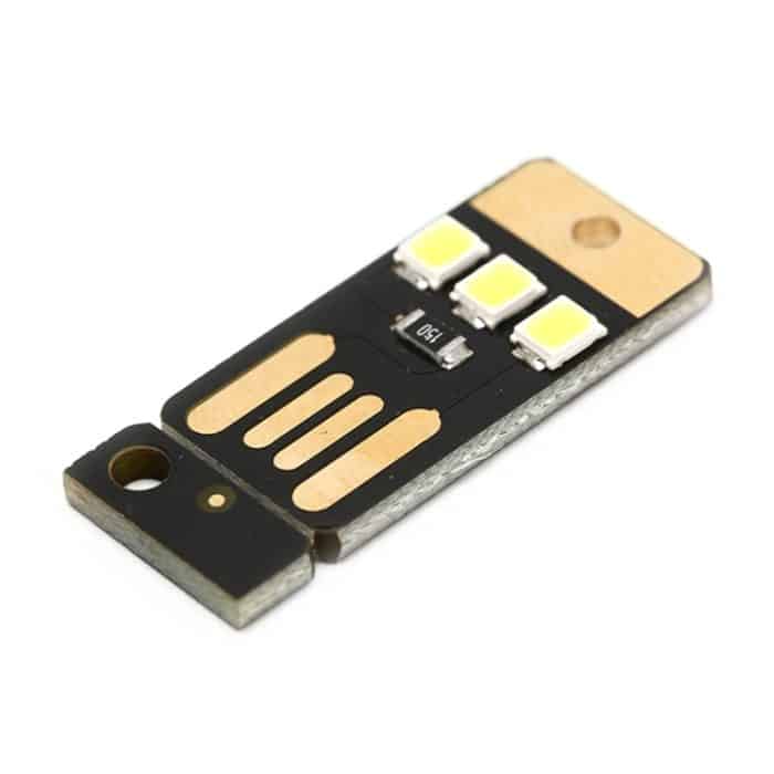 10 Stück Mini-Pocket-Card-USB-Power-Schlüsselanhänger-LED-Nachtlicht – Bild 2