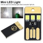 10 Stück Mini-Pocket-Card-USB-Power-Schlüsselanhänger-LED-Nachtlicht – Bild 7