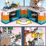 601077 Cherry Blossom Series Transparentes Licht Rotierende Box Puzzle Zusammengebautes Spielzeug Kleine Partikelbausteine – Bild 5