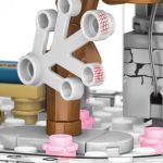 601077 Cherry Blossom Series Transparentes Licht Rotierende Box Puzzle Zusammengebautes Spielzeug Kleine Partikelbausteine – Bild 6