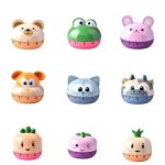 2 PCS Küche mechanische Timer Cartoon 60 Minuten Timer Backen Kochen Erinnerung, RB190-1 Bear, RB190-1 Bunny, RB190-1 Frog, RB190-1 Chicken, RB194-1 Puppy, RB194-1 Monkey, RB194-1 Mavericks, RB194-1 Kitten, RB208-1 Pineapple, RB208-1 Carrot, RB208-1 On... – Bild 2