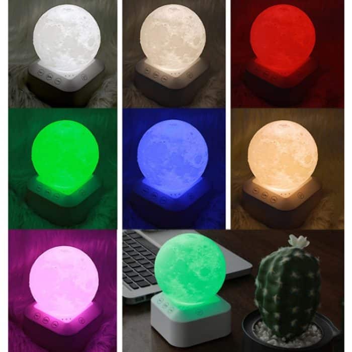 Schwangere Baby Baby Schlafkomfort Musik Schlafmittel Buntes Nachtlicht Mondlicht – Bild 6