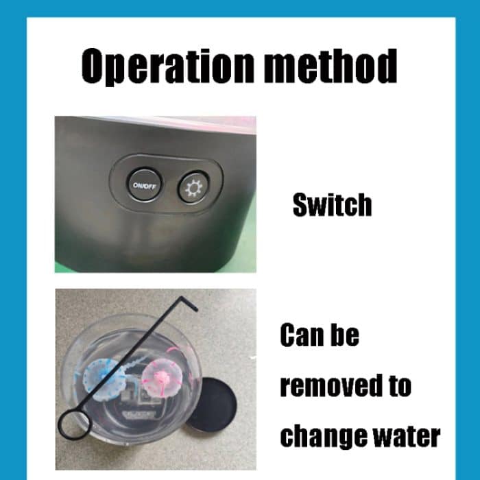 Desktop Simulation Zylindrische Qualle Licht LED Bunte Atmosphäre Nachtlicht – Bild 3