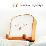 F-L-01 Toast Brot Nachtlicht mit Handyhalter Kinder Schlafzimmer Timing Schlaflicht – Bild 10